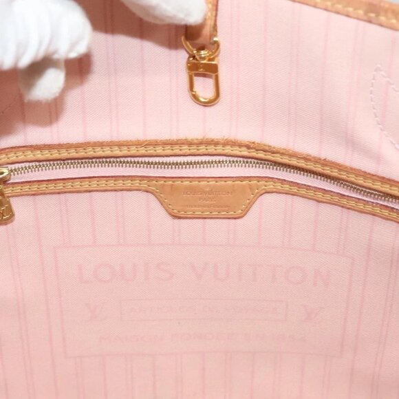 LOUIS VUITTON Damier Azur Neverfull MM Tote Bag - Picture 9 of 16